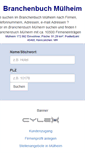 Mobile Screenshot of cylex-branchenbuch-muelheim.de